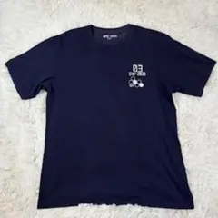 ユニクロ　UNIQLO Izumo Tecs 怪獣8号Tシャツ Lネイビー