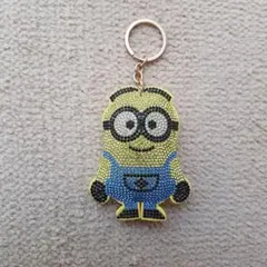 ミニオン キーホルダー クリスタル装飾