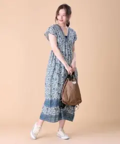 FREAK'S STORE パネルプリントワンピース