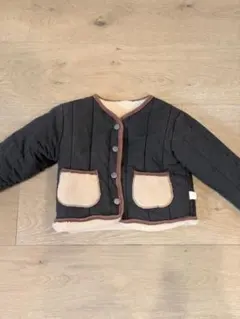 キルティングジャケット　ボア