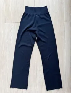 イエナ IENA リブパンツTWシアーリブパンツ ネイビー