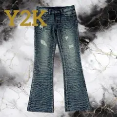 00s archive flare denim y2k gimmick 악마
