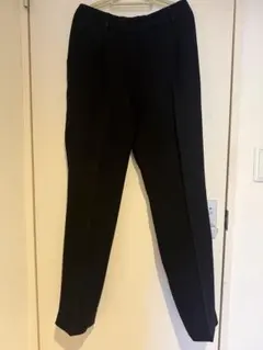 PLST プラステ トリアセブレンドテーパードパンツ ブラック 黒 Lサイズ