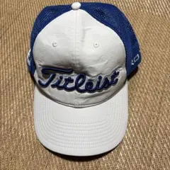 Titleist メッシュキャップ ホワイト/ブルー