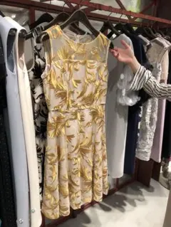 グレースコンチネンタル　ノースリーブAラインワンピース