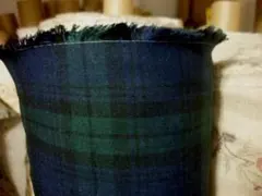 2m　ブラックウオッチ　綿麻　キャンバス　コットン　リネン