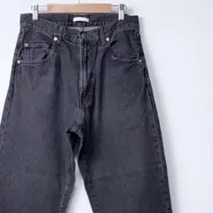 WYM ルーズフィットデニム ブラック M dnm2021