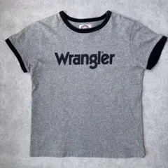 Wrangler リンガーTシャツ グレーSサイズのサムネイル