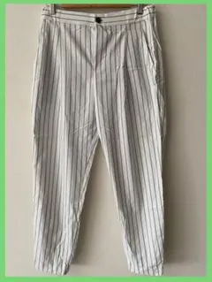 【訳あり新品・Mサイズ・早い者勝ち・即購入OK】UNIQLO ストライプパンツ