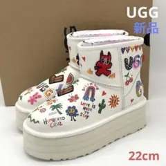 〈新品〉UGG アグ【22】クラシック プラットフォーム ポップスケッチ ブーツ