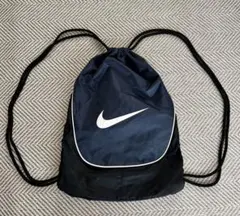 NIKE ナイキ　ナップサック　リュック　ブラック　ネイビー　ビンテージ　y2k