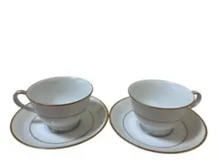 【Noritake】カップ＆ソーサー２客セット