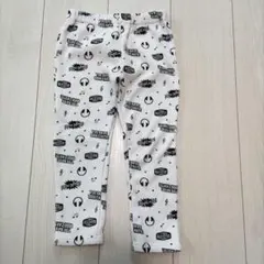 音符柄ふわふわ裏起毛パンツ