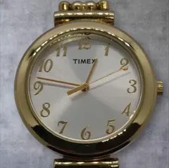 TIMEX 腕時計 レディース ゴールド ビーズブレス 稼動品のサムネイル