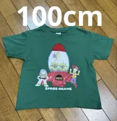 ディズニー トイストーリー Tシャツ 100 グリーン