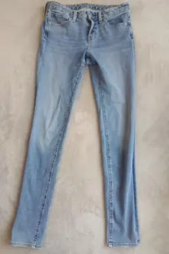 GU ウルトラストレッチスキニージーンズ　ライトブルー サイズ67