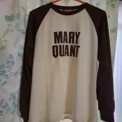 MARY QUANT 長袖Tシャツ ホワイト/ブラウン