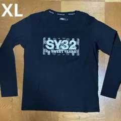 SY32 by SWEET YEARS コットンロンT 黒XLのサムネイル