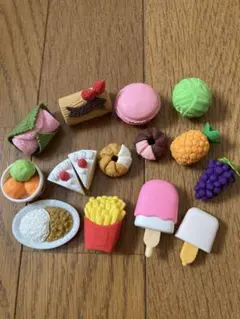 スイーツ他デザイン消しゴム15個セット