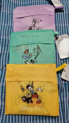 Disney 100 折りたたみショッピングバッグ 3種セット