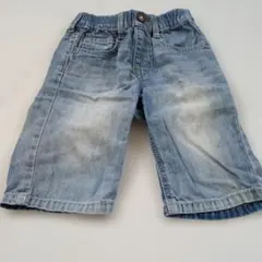 FOKIDS　デニムハーフパンツ サイズ100 ライトブルー