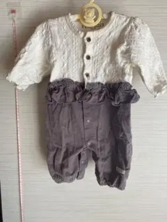 秋冬春まで切られるロンパース2着(50-70cm)