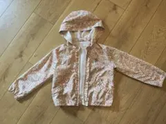 familiar 花柄 フード付きアウター 95cm