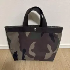 極美品】エルベシャプリエ M 704C コーデュラスクエアトート モカ×モカ