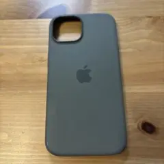 iPhone 15 Apple純正 シリコンケース グレー