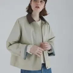 Sonny Label 異素材ショートジャケット ホワイト系