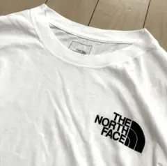THE NORTH FACE ホワイト ロングスリーブ Tシャツ M【Ｌ相当】