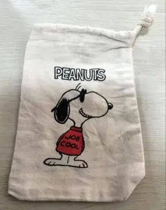 サングラス　スヌーピー PEANUTS 巾着袋