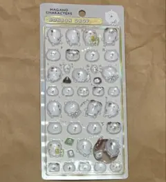 くまとパグ　◇ ナガノキャラクターズ　ボンボンドロップシールのサムネイル
