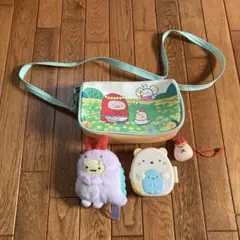 すみっコぐらし ぬいぐるみ付きポーチ