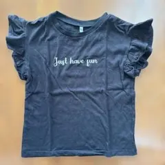 西松屋 ELFIN DOLL キッズ　女の子　半袖　黒　130