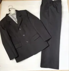 フォーマル　ブラックスーツ　サイズ140 卒業式
