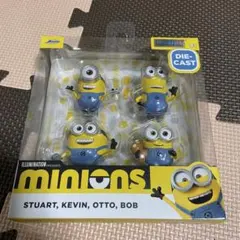 ミニオンズ フィギュア 4体セット ダイキャスト 金属製 映画グッズ