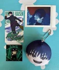 呪術廻戦 伏黒恵 グッズセット カード 缶バッジ ぬいぐるみ