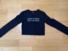 SHEIN 長袖Tシャツ ブラックのサムネイル