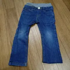 MPS デニムストレートパンツ ウエストゴム　100