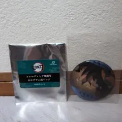 シ*キ様 鬼滅の刃 トレーディング場面写ホログラム缶バッジ 冨岡義勇 1個セット