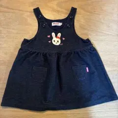 ミキハウス　70-80ジャンパースカート