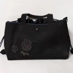 ワニワニ様専用 着物リメイク あおりポケットの巾着バッグ - メルカリ