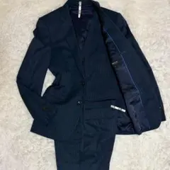 【美品】COMME CA ISM コムサイズム 3ピース スーツ Mサイズ