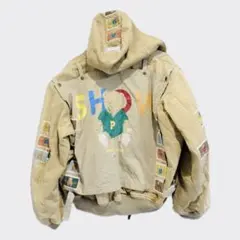 【希少】ピンクハウス　ゼッケン　MA-1 ブルゾン　フード付　くま　ジャンパーのサムネイル