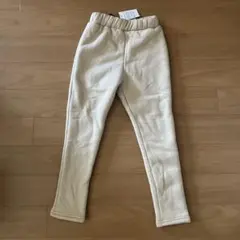 SHISKY BY DRIVEベージュ 130パンツ　裏起毛防寒　長ズボン