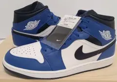 NIKE　AIRジョーダン1　MID　ゲームロイヤル 28.5cm　新品黒タグ付