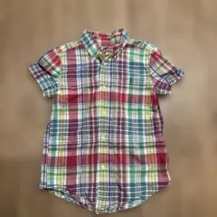 Ralph Lauren 半袖チェックシャツ 120サイズ