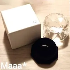 4℃　K10　天然ダイヤ　リング　指輪