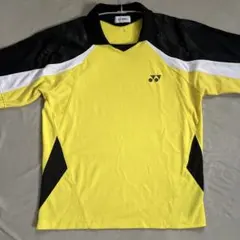YONEX バドミントンウェア シャツ イエロー ブラック Mサイズ